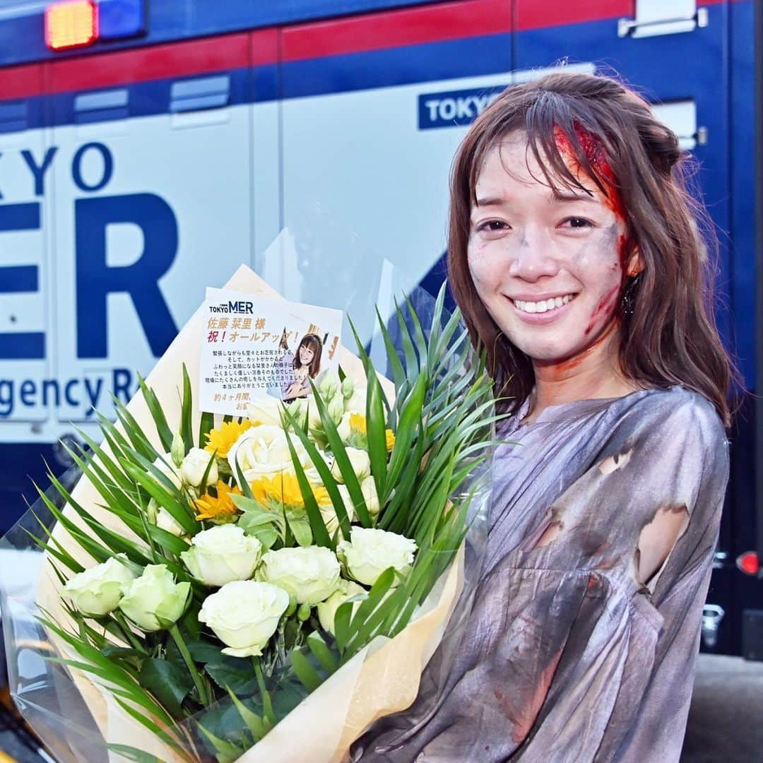 TOKYO MER～走る緊急救命室～さんのインスタグラム写真 - (TOKYO MER～走る緊急救命室～Instagram)「🚑  涼香さん役の #佐藤栞里 さん🤍  佐藤さんの笑顔は現場を明るくしてくれました☀️ チョコフィナンシェは泣けちゃうよー😭  本当にありがとうございました✨  #tokyomer」9月17日 21時00分 - tokyo_mer_tbs