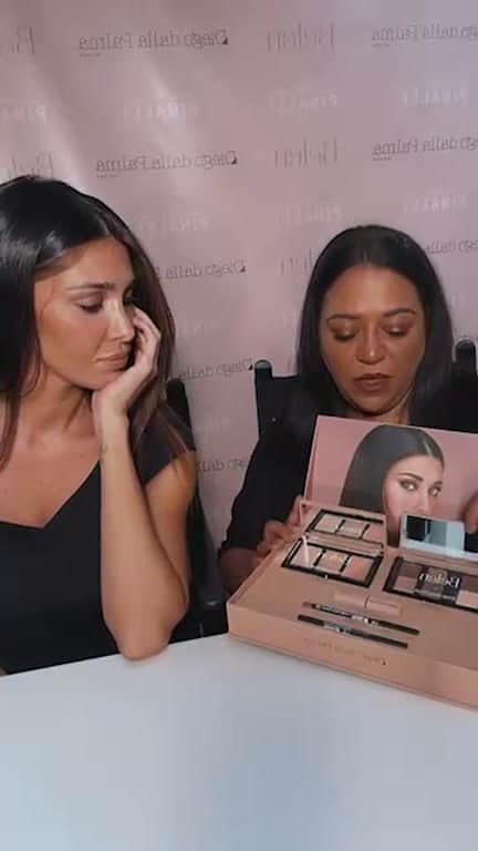 ベレン・ロドリゲスのインスタグラム：「Make up tips con @cristinaisacmua e la mia seconda capsule collection con @diegodallapalma_official #ad」
