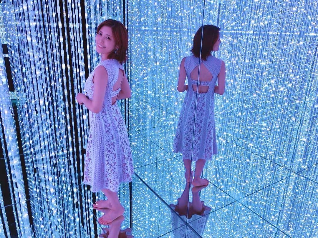 北内みさとさんのインスタグラム写真 - (北内みさとInstagram)「キラキラ💎 ちょー幸せな1日をぁりがとぅ🍒  @teamlab  #チームラボ #teamlab #チームラボ豊洲 #写メ会 #豊洲 #チームラボプラネッツ #tokyo #japanesegirl #フォトブース #followme」9月18日 20時57分 - unyn1992