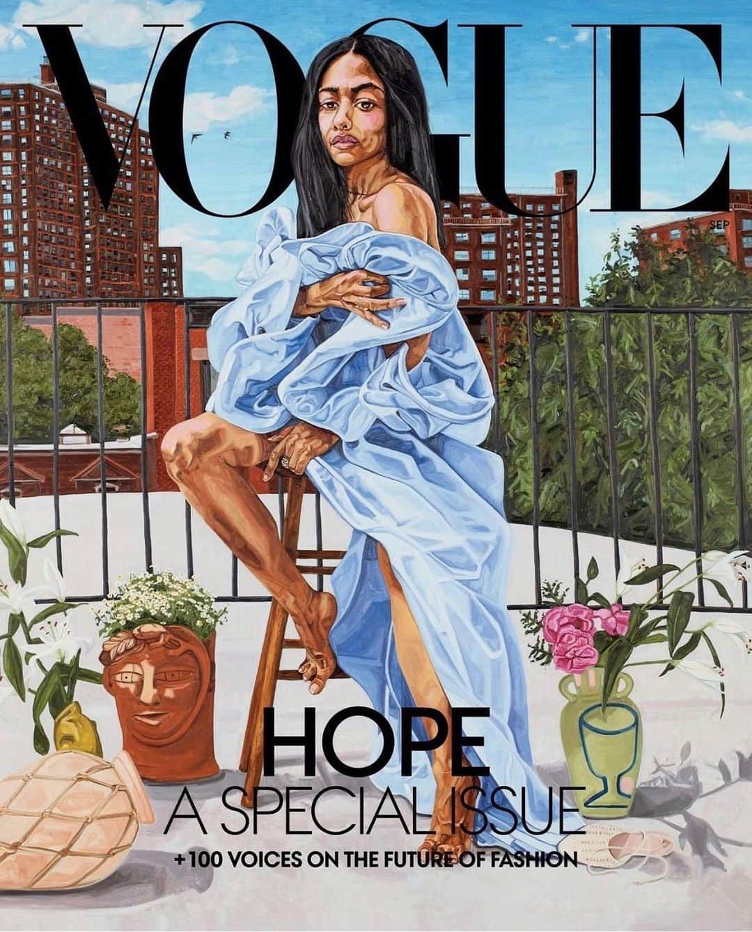 のインスタグラム：「one year ago today • VOGUE Magazine, September 2020 🤍 @jordanmcasteel @voguemagazine heart will never stop exploding, promise.」