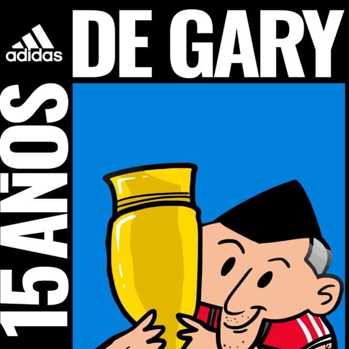 のインスタグラム：「Hoy se cumplen 15 años de mi debut en el fútbol profesional. Les dejo un pequeño resumen de mi historia y les agradezco a cada uno de los que me han acompañado, desde mi familia a los hinchas, los compañeros y rivales. Todos han sido fundamentales en mi carrera. Millones de gracias.  Un abrazo y espero seguir muchos años más.   @adidascl #LosprohibidosdeGary #GaryMedel #Creadoconadidas #Chispeza #Quesucede #VamosChile @metalinguistica_」