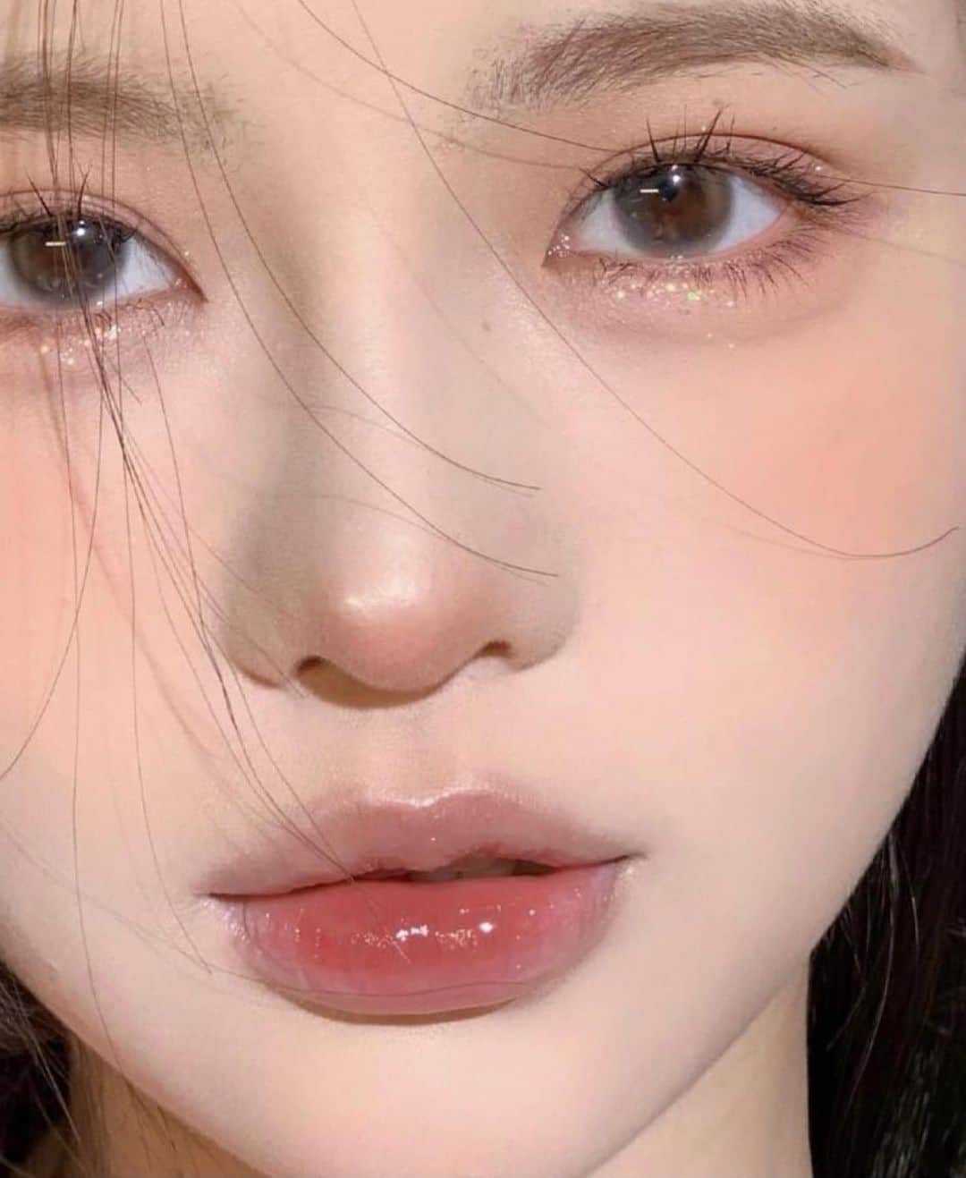 のインスタグラム：「可愛すぎる💕#中国美女 #中国メイク」