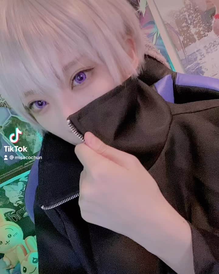 のインスタグラム：「舌にかいたやつちょい滲んだ😭 #狗巻棘 #狗巻棘コスプレ #呪術廻戦 #呪術廻戦コスプレ #cosplay #コスプレ #コスプレイヤー #cosplaygirls #selfie #自撮り女子 #japanesegirl #gravure #撮影会モデル #japanesemodel #japaneseidol #portrait #gallery #japan_of_insta  #picture」