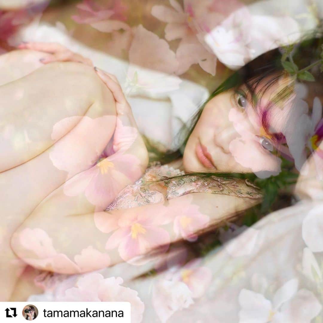 七菜乃さんのインスタグラム写真 - (七菜乃Instagram)「#Repost @tamamakanana with @make_repost ・・・ 多重露光 #肌に降る七星 #七菜乃 #portrait」8月27日 22時54分 - nananano.nano