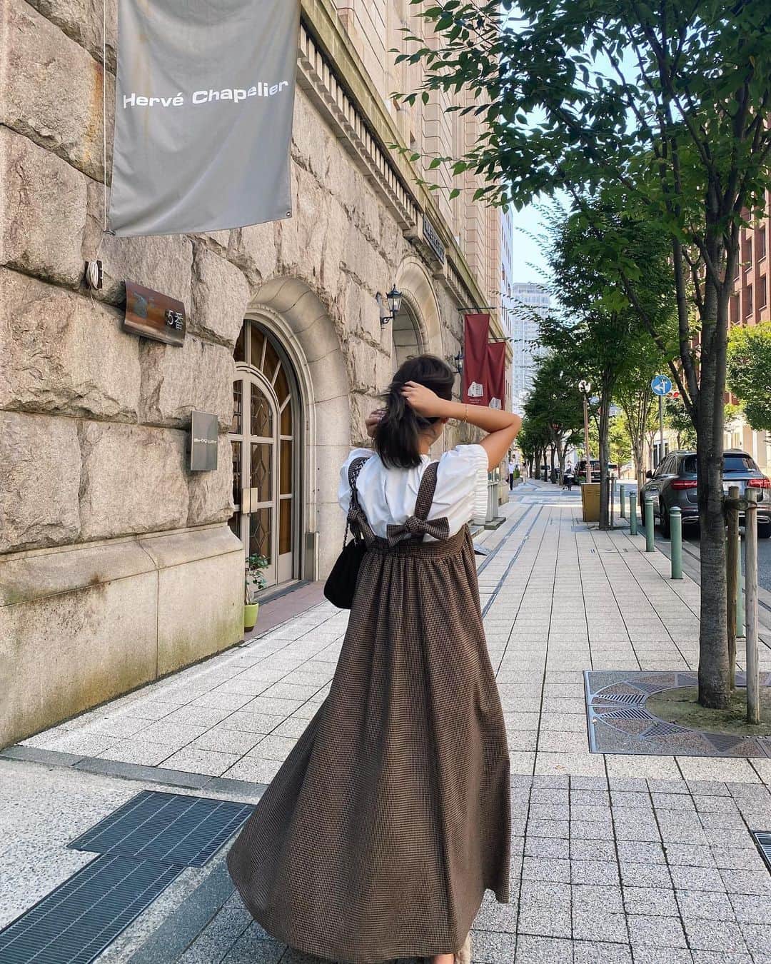 Risako Yamamotoさんのインスタグラム写真 - (Risako YamamotoInstagram)「🦦🌾🧅🥜🍪  brown day🤎  #ootd #fashion #coordinate  #rosymonster #coel #rochas #CHANEL」8月28日 11時06分 - risako_yamamoto