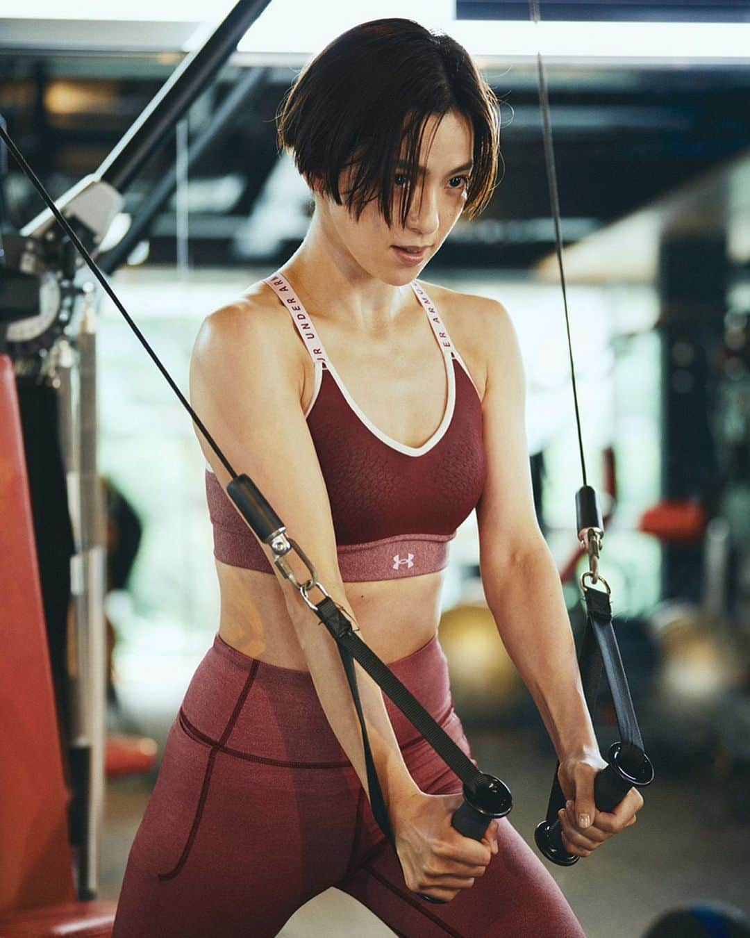 中村アンさんのインスタグラム写真 - (中村アンInstagram)「UNDER ARMOUR MAKES YOU BETTER❤️‍🔥 @underarmourjp @underarmourwomen  #theonlywayisthrough」8月28日 20時03分 - cocoannne