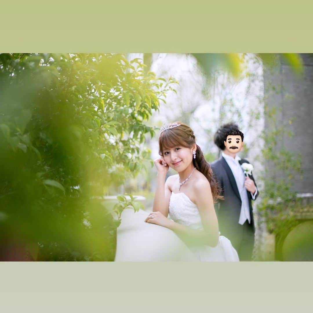 のインスタグラム：「フォトウェディング💐 天気も良くて 無事に撮れて良かった〜😚👍！  #フォトウェディング #ウェディングフォト #ウェディングドレス #ヘアアレンジ#ウェディングヘア #撮影#portrait#ロケ#ファインダー越しの私の世界#東京カメラ部#カメラ#一眼レフ#フォロー#カメラ女子#follow#japan#中島遥#いいね#コメント#ありがとうございます」