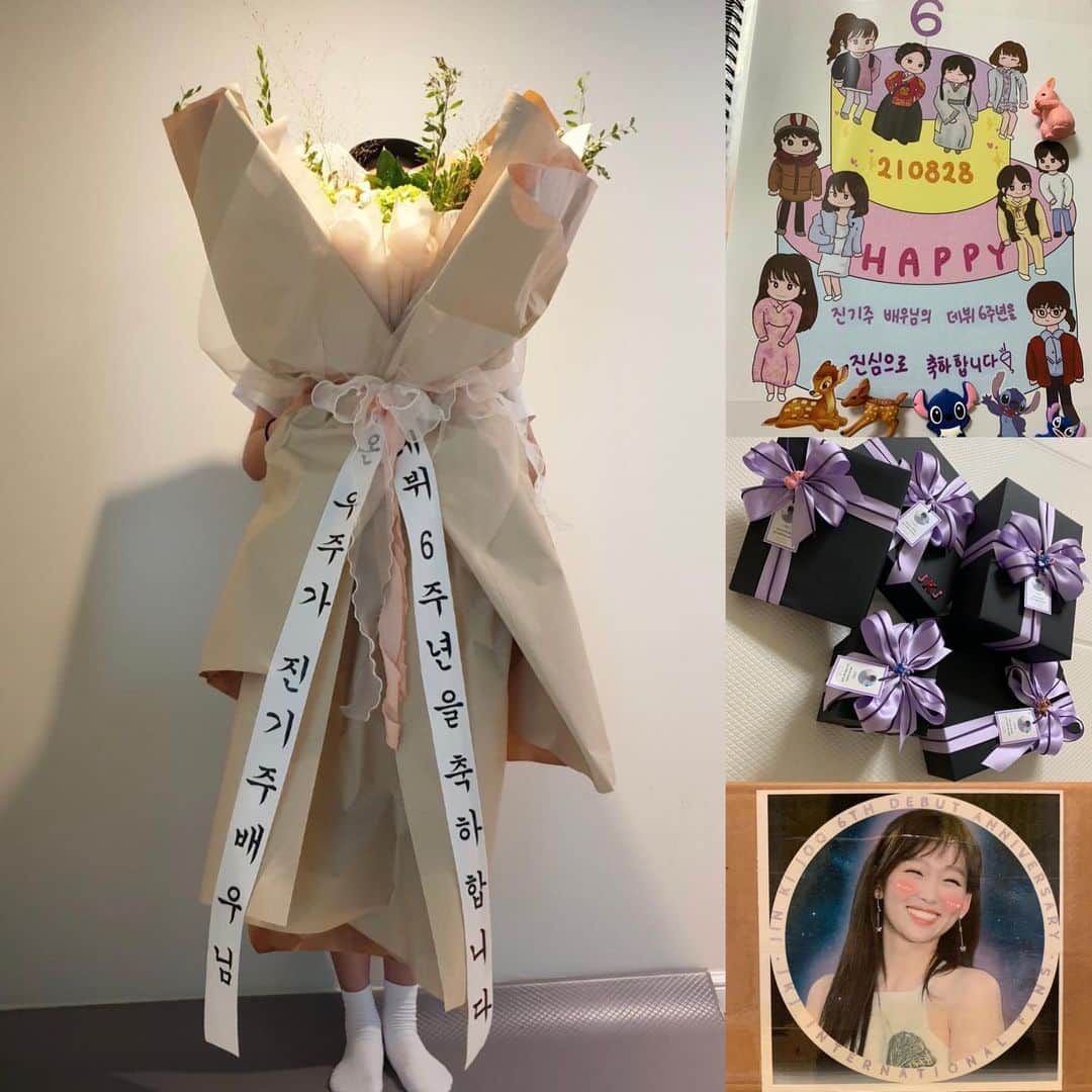 チン・ギジュのインスタグラム：「소중한 날로 만들어줘서 고마워요 #정말감사합니다」