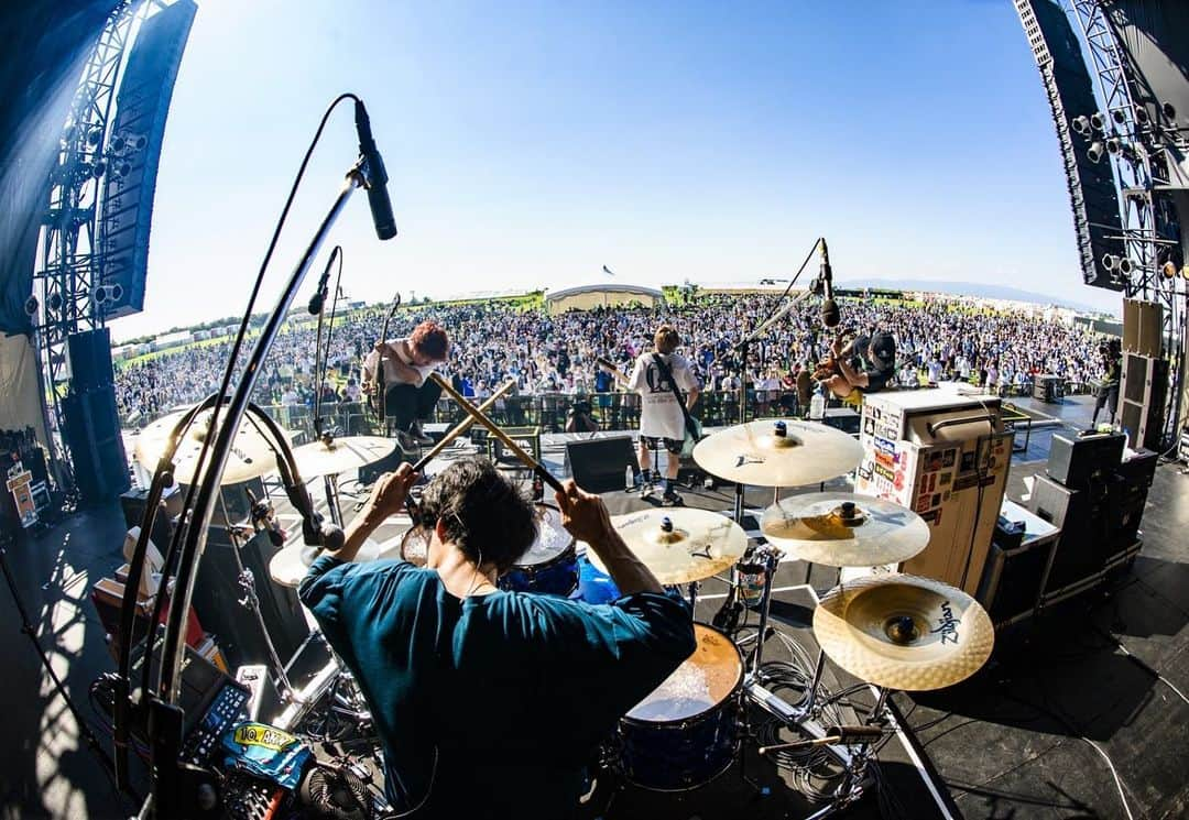 04 Limited Sazabysさんのインスタグラム写真 - (04 Limited SazabysInstagram)「. 2021.8.29 泉大津フェニックス 『RUSH BALL 2021』  📸 @ninjajon」8月29日 19時35分 - 04limitedsazabys_official