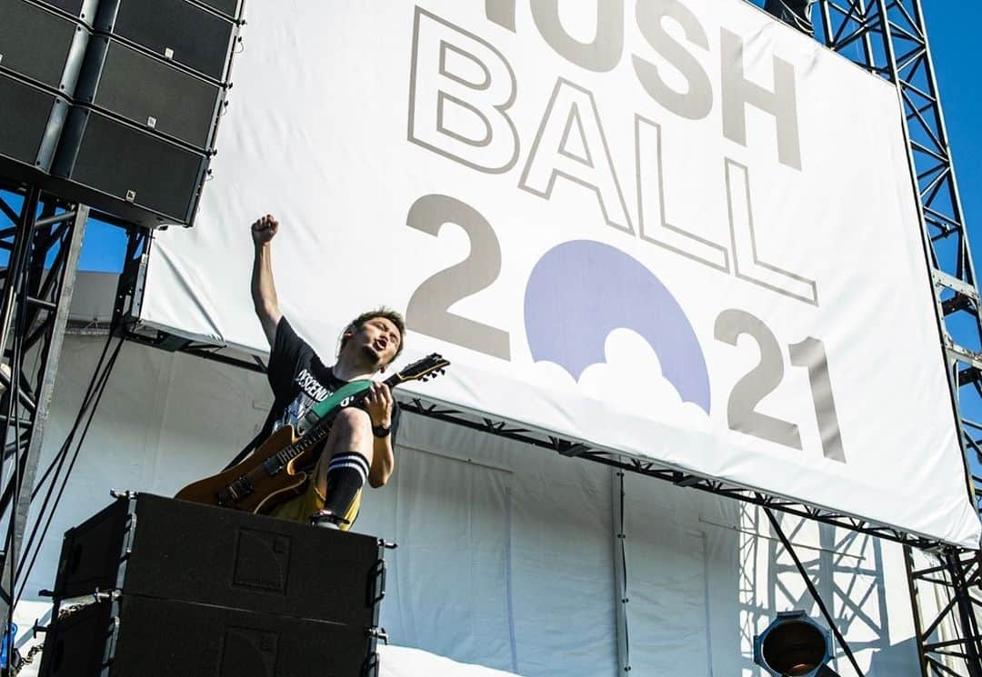 04 Limited Sazabysさんのインスタグラム写真 - (04 Limited SazabysInstagram)「. 2021.8.29 泉大津フェニックス 『RUSH BALL 2021』  📸 @ninjajon」8月29日 19時35分 - 04limitedsazabys_official