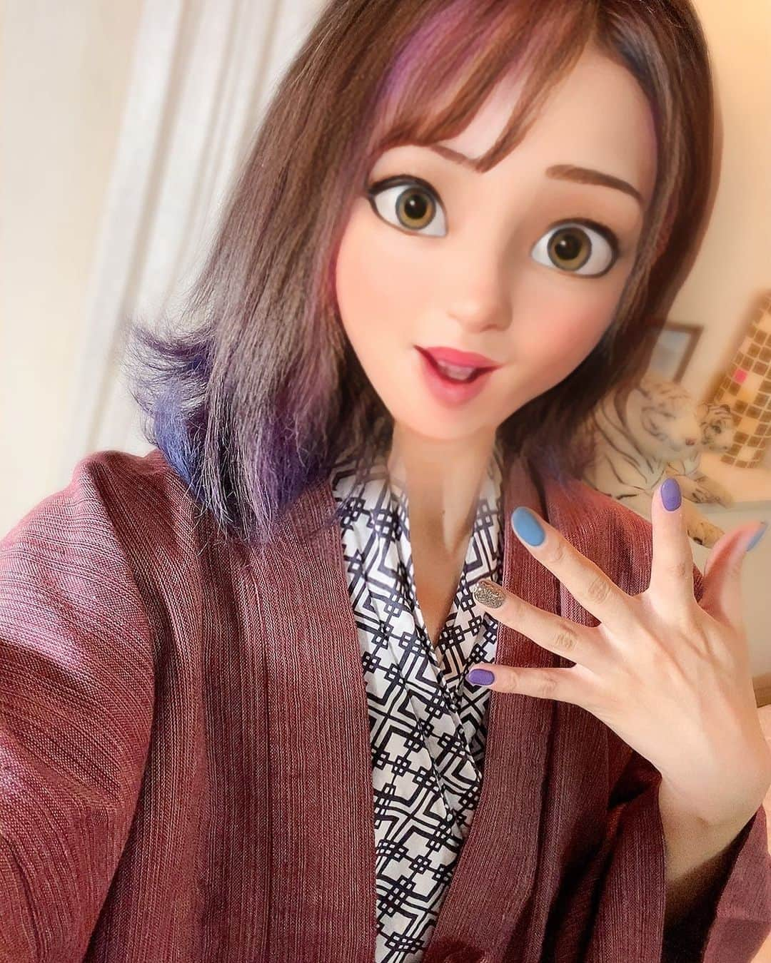 渚みつきさんのインスタグラム写真 - (渚みつきInstagram)「. wa-o .  #ディズニー顔  #3DDisney  #加工  #ディズニーで例えたら私は何 ？ .」8月29日 13時48分 - __nagisa_mitsuki__