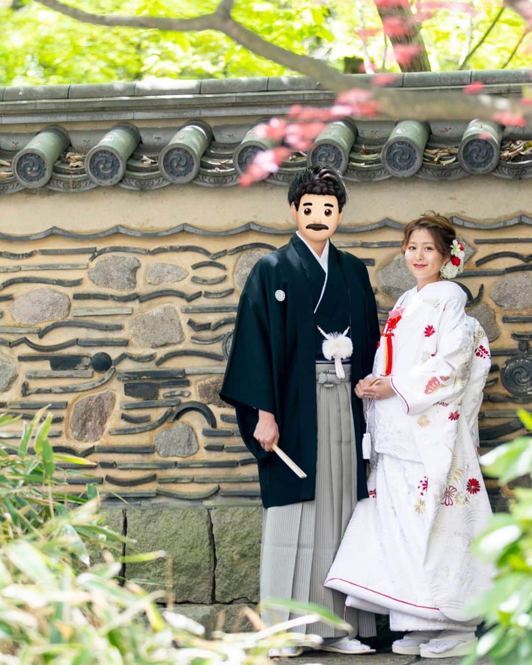 のインスタグラム：「和装👘  #ウェディングフォト #フォトウェディング #和装ヘア#和装#髪飾り #白無垢#ヘアアレンジ #wedding#kimono #撮影#portrait#ロケ#ファインダー越しの私の世界#東京カメラ部#カメラ#一眼レフ#カメラ女子#いいね#コメント#ありがとうございます」