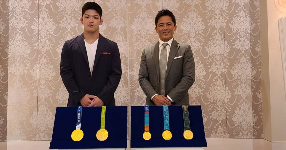 大野将平のインスタグラム：「Atlanta🥇 Sydney🥇 Athens🥇 Rio de Janeiro🥇 Tokyo🥇 #tokyo2020#judo#tenri」