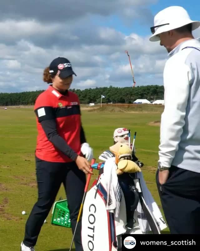 アリヤ・ジュタヌガーンのインスタグラム：「🤗 #lpga #lpgatour」