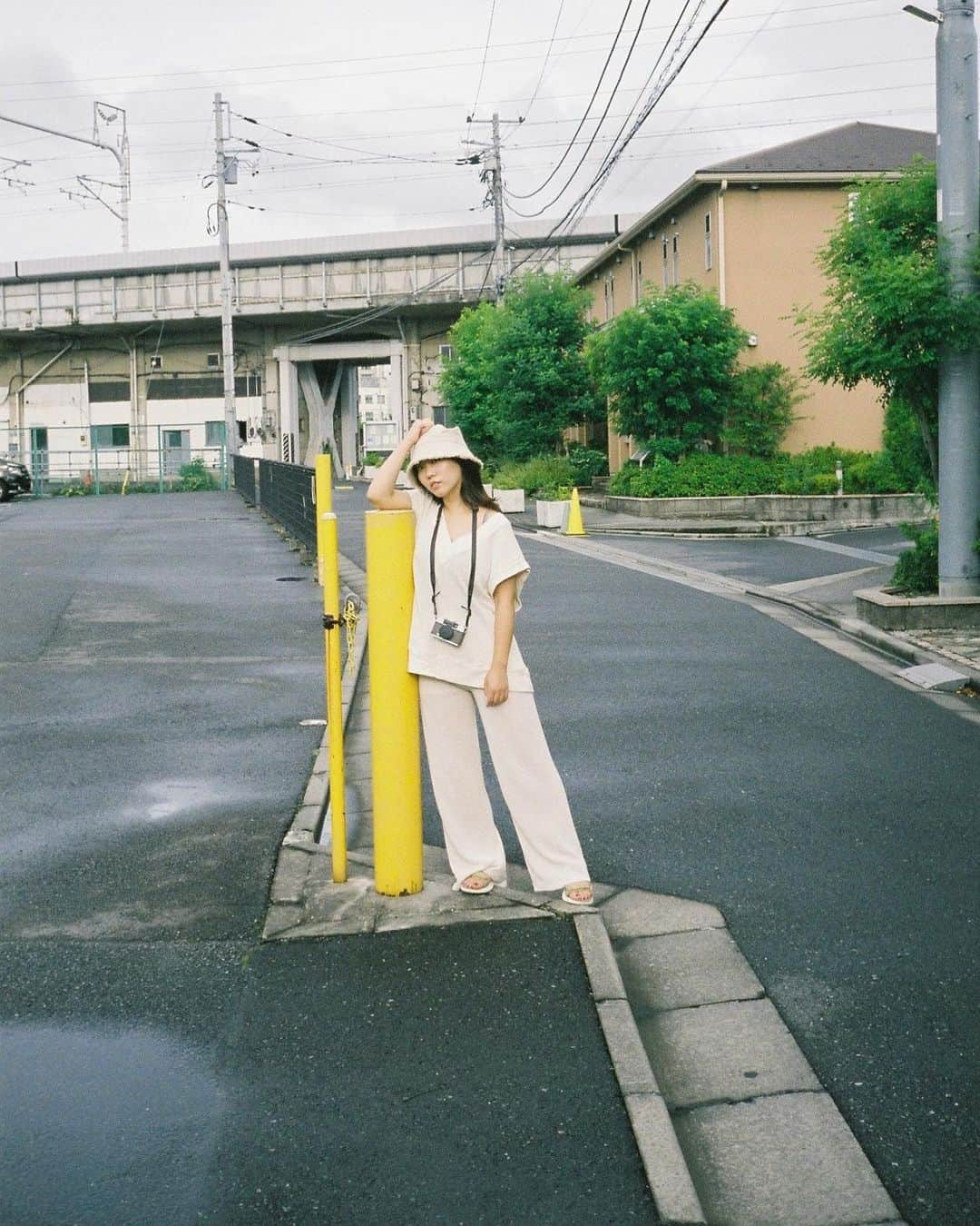 千葉えりかのインスタグラム：「雨上がりの晴れた空が 好き。」