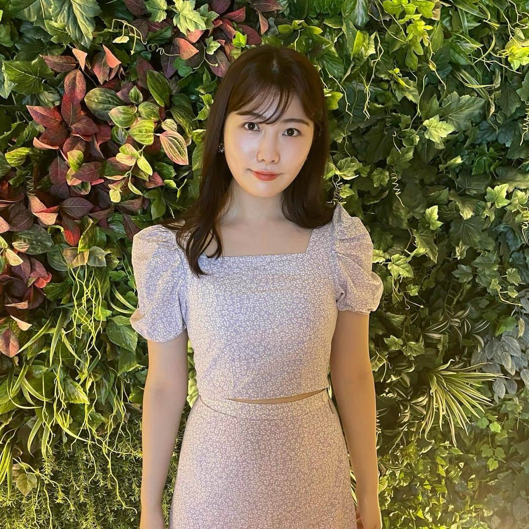 横島亜衿さんのインスタグラム写真 - (横島亜衿Instagram)「セットアップ🌼かわいい☺️💜 ワンピースやセットアップ、楽ちんなのでだいすき〜！」9月1日 21時05分 - _aeri_yokoshima