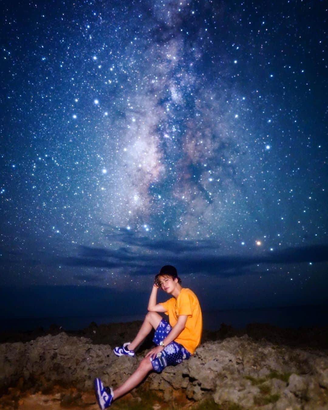 春木開さんのインスタグラム写真 - (春木開Instagram)「星が輝いてるのか 俺が星を輝かせてるのか？🤩⭐️💫」9月1日 18時19分 - haruki.kai