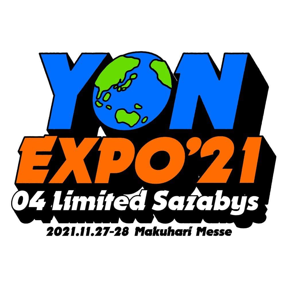 04 Limited Sazabysのインスタグラム：「#YONEXPO 『YON EXPO’21』 11.27-28 幕張メッセ  開催決定！ 詳細は後日発表！」
