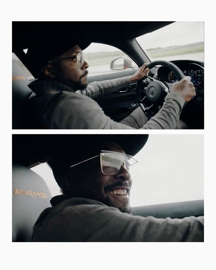 ウィル・アイ・アムのインスタグラム：「I am truly honored and proud to be named Mercedes-AMG’s new brand ambassador and thank you for the warm welcome!  For a hardcore car collector and custom car builder, teaming with AMG on the new GT 63 S E PERFORMANCE campaign is a dream come true.  #MercedesAMG  #AMG  #PerformanceLuxury  #NewLuxury #Passion @mercedesamg」