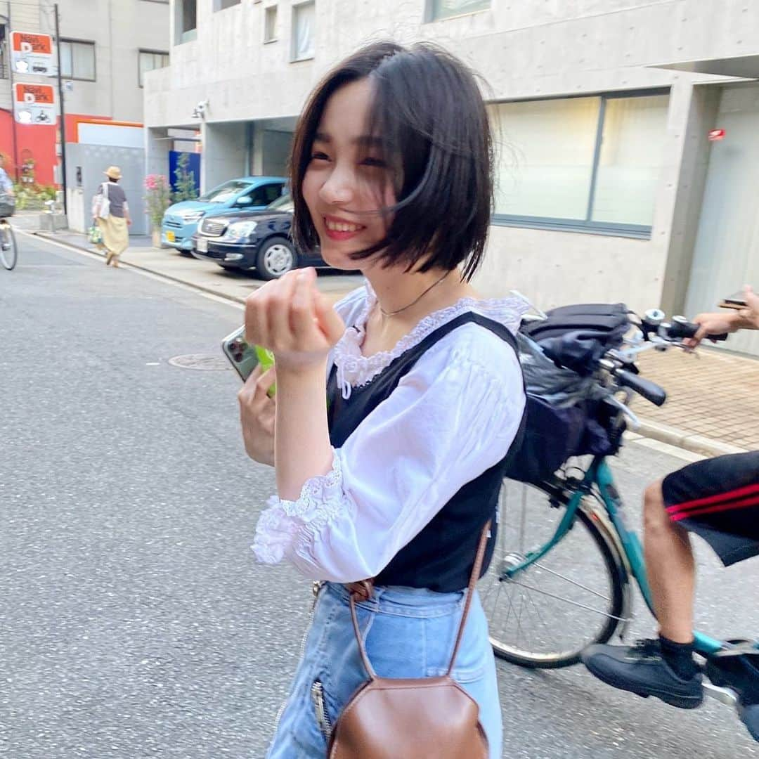 宮崎優のインスタグラム：「にこっ！にかっ！🚲💨」