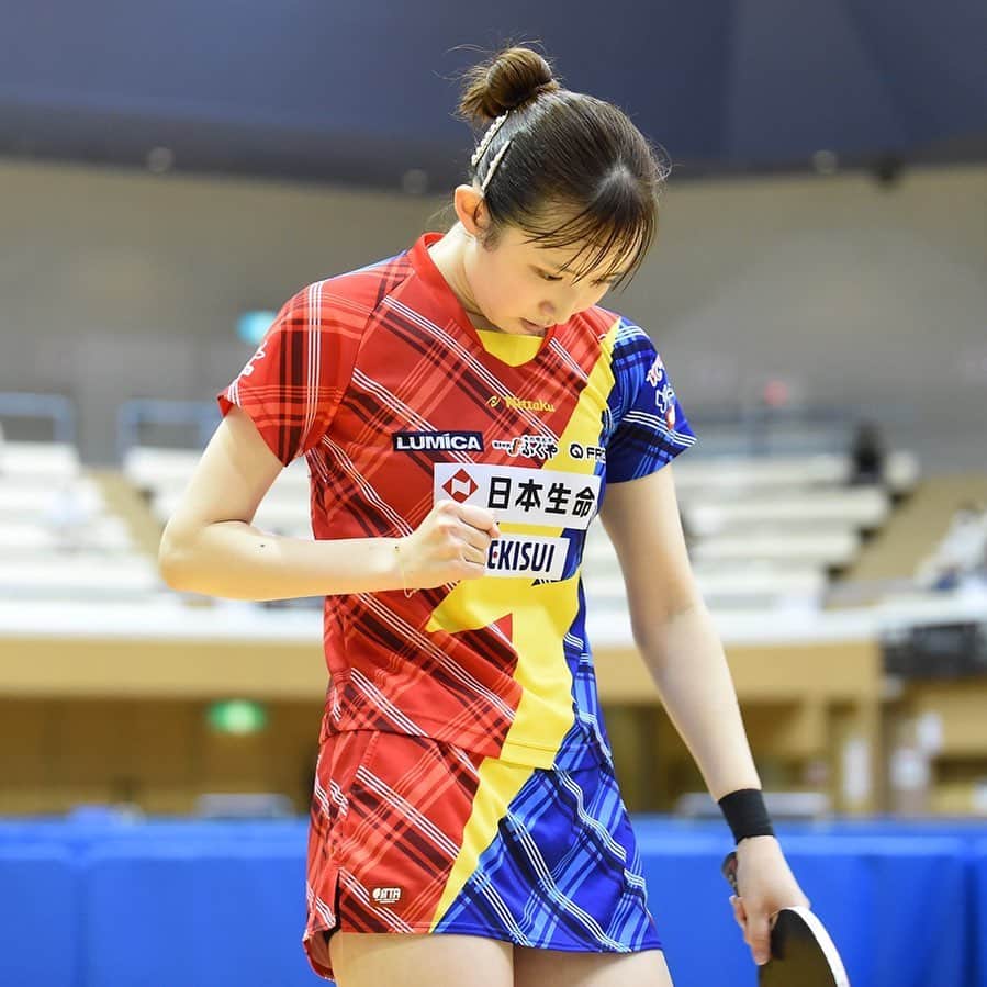 早田ひなのインスタグラム：「✻ 沢山の応援ありがとうございました🐣💛 まだまだ上を目指して頑張ります🏓💪   #世界選手権 #選考会  #応援ありがとうございました。  PHOTO:Itaru Chiba さん」