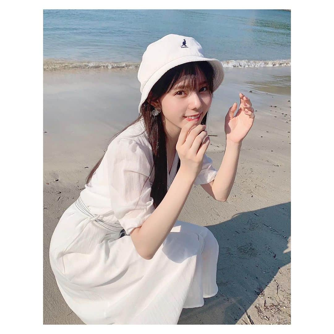 大森莉緒さんのインスタグラム写真 - (大森莉緒Instagram)「・ ・ また海に連れて行ってねっ🕊🌊 ・ ・ #大森莉緒 #おーりお  #おりおんず  #海  #砂浜  #白  #ワンピース  #バケハ  #sea  #instagood #instapic #good  #white  #instaphoto #photo #kangol #바다 #모래사장 #패션 #코디 #오늘의코디 #오늘의패션 #전신샷 #코디스타그램 #옷 #좋아요」9月2日 21時39分 - rio.ohmori