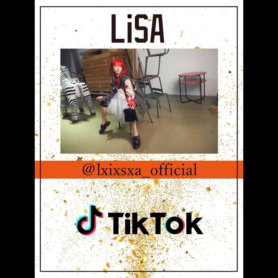 LiSAさんのインスタグラム写真 - (LiSAInstagram)「#踊る準備はいいー？🐟🤟  【TikTok】LiSAの公式TikTokアカウントが本日開設しました！ いろんな動画が投稿されていくので、是非フォローしてください！ アカウント名：lxixsxax_official アカウントURL：vt.tiktok.com/ZSJ7F39QF/ #LiSA #TikTok #ハダシノステップ」9月3日 18時07分 - xlisa_olivex