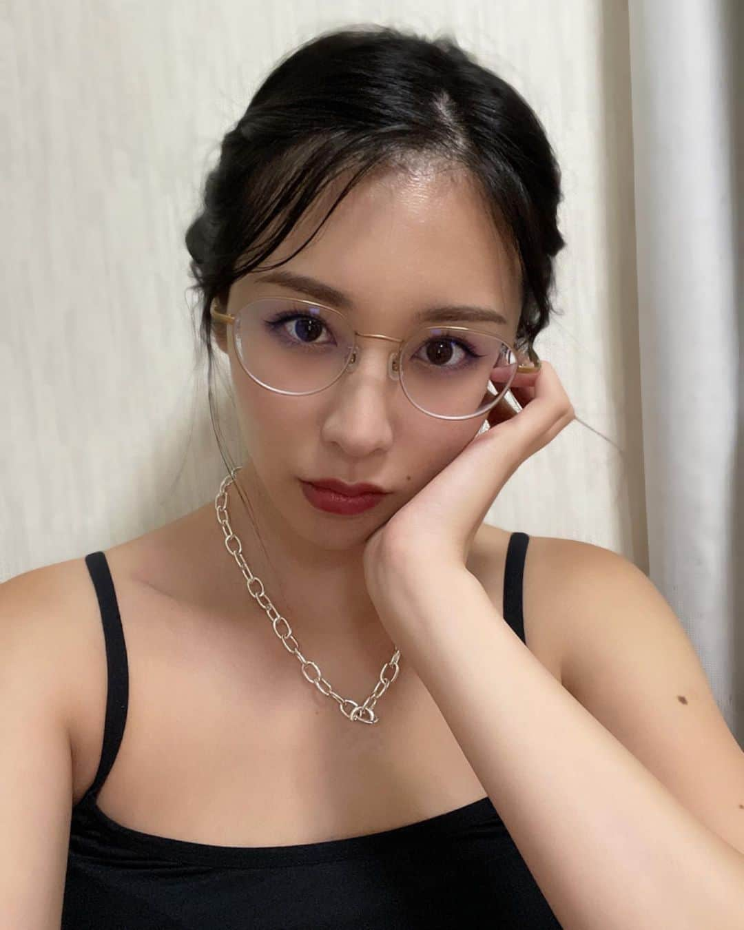 CHIAKIさんのインスタグラム写真 - (CHIAKIInstagram)「Selfie Night🐈‍⬛」9月3日 21時46分 - cjd_chiaki