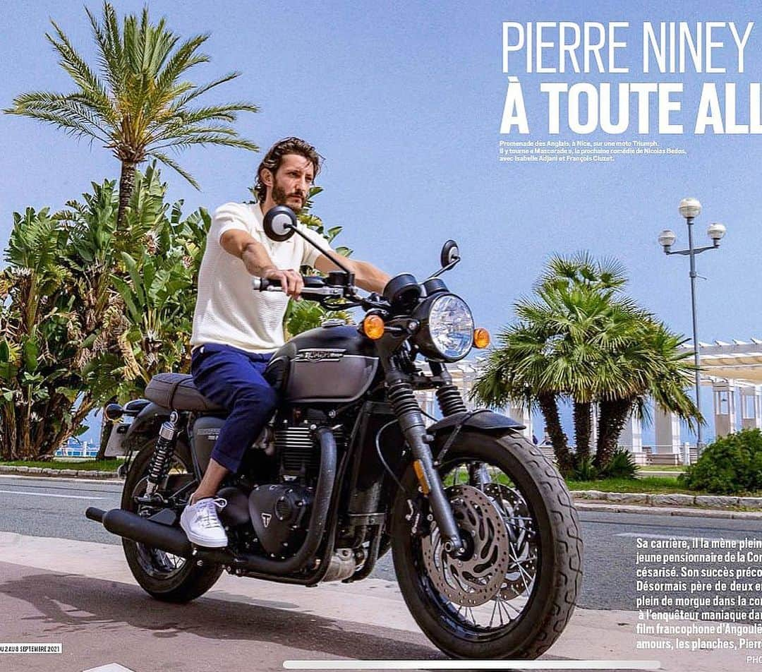 ピエール・ニネさんのインスタグラム写真 - (ピエール・ニネInstagram)「BOÎTE NOIRE !!! J-5 💥Shooting et interview dans  @parismatch_magazine pour la sortie du film #boitenoire #cinema / @montblanc 🙏 📸 @patrickfouque」9月3日 23時59分 - pierreniney