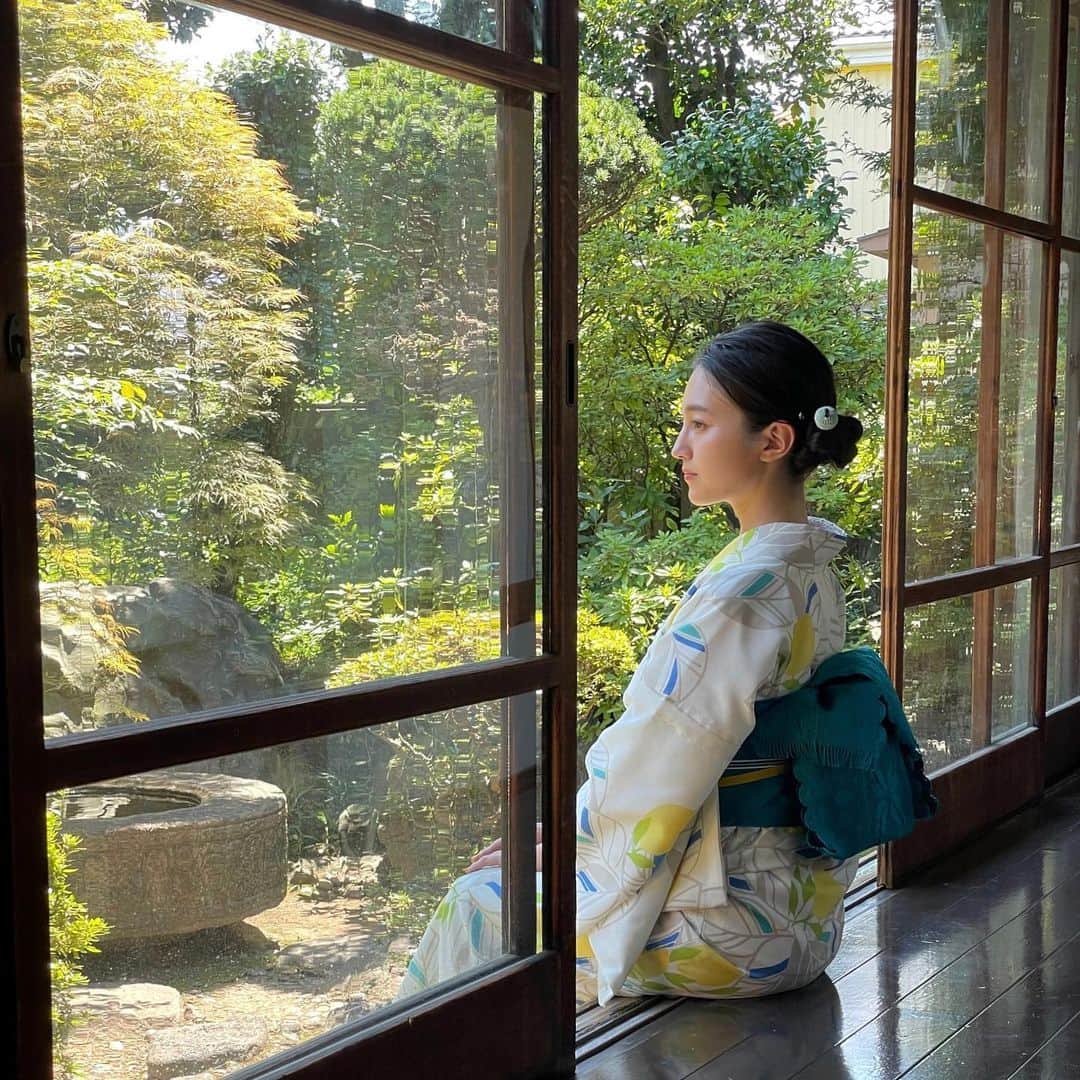 久保田紗友さんのインスタグラム写真 - (久保田紗友Instagram)「@hanako_magazine 👘📘 載せて頂いてます。今年の夏は浴衣着る機会が多くって嬉しかったなあ。」9月4日 16時47分 - kubotasayu