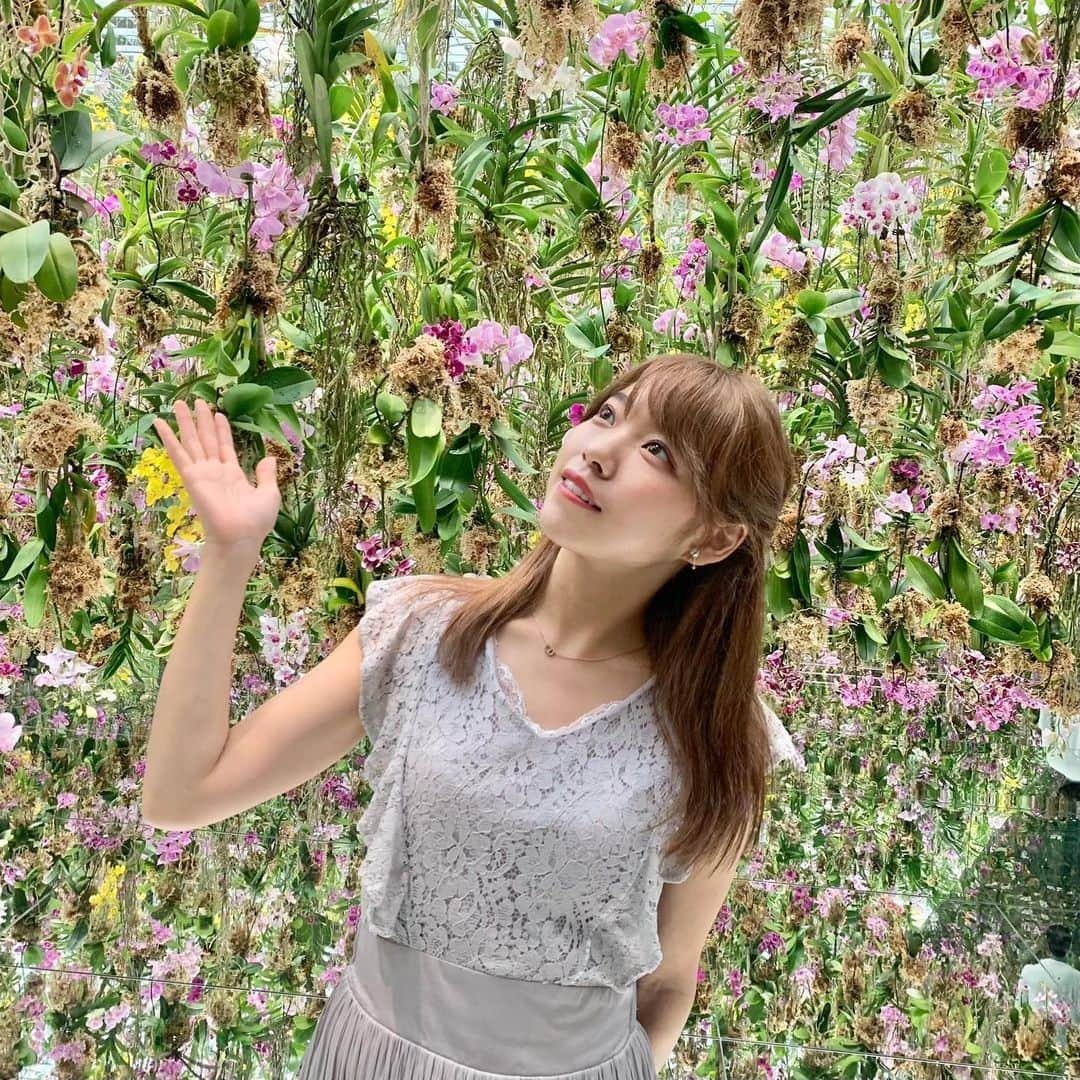 横山キラさんのインスタグラム写真 - (横山キラInstagram)「チームラボ行ってきました⸜🌷︎⸝‍  珍しく、ハーフアップしてみました！  #チームラボ #豊洲 #teamlab #teamlabplanets #チームラボ豊洲 #ハーフアップ #サロンモデル #ヘアアレンジ #サロンモデル東京 #ヘアカラー #チームラボプラネッツ」9月4日 18時32分 - kira_yokoyama_