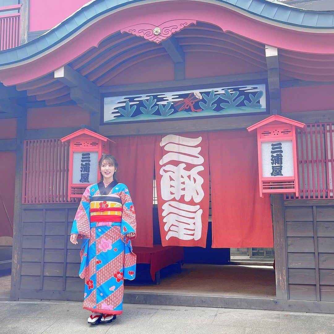 内田真礼さんのインスタグラム写真 - (内田真礼Instagram)「京まふ！ 思い出がいっぱいです。✨✨  大好きな京都に来られるってだけでも感動なのに、（めちゃくちゃ久しぶり！） 今年はおこしやす大使に任命していただき、まるまる２日間、わたしも思いっきり京まふ2021を楽しみました！  コラボフードを考案したり、 ステージに出たり、 京都の街をいろいろ巡ったり、  素敵なところをたくさん吸収して、わたしはしあわせです、、、♪  お着物を3着、浴衣を1着！ わたしは、お着物が大好きなので『苦しくて大変ですよね』と、スタッフさんに気を遣ってもらいましたが、全然大丈夫でした！ 素敵なお着物を、ありがとうございました。  また、来られたらいいな！  楽しかったです！☺️☺️☺️  京都大好きー！」9月19日 17時23分 - uchidamaayataso