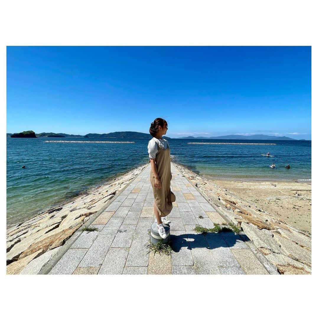 白戸ゆめのさんのインスタグラム写真 - (白戸ゆめのInstagram)「🌴 . 香川の海も、綺麗だ！ #過去pic #山田海岸 #東かがわ」9月5日 22時23分 - yumeno.s_