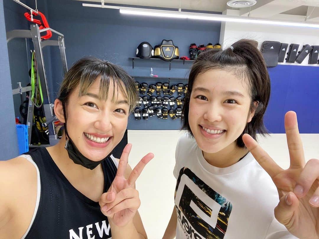 杉山しずかのインスタグラム：「with @wc0530   #3150 #ボクシング #rvddw」