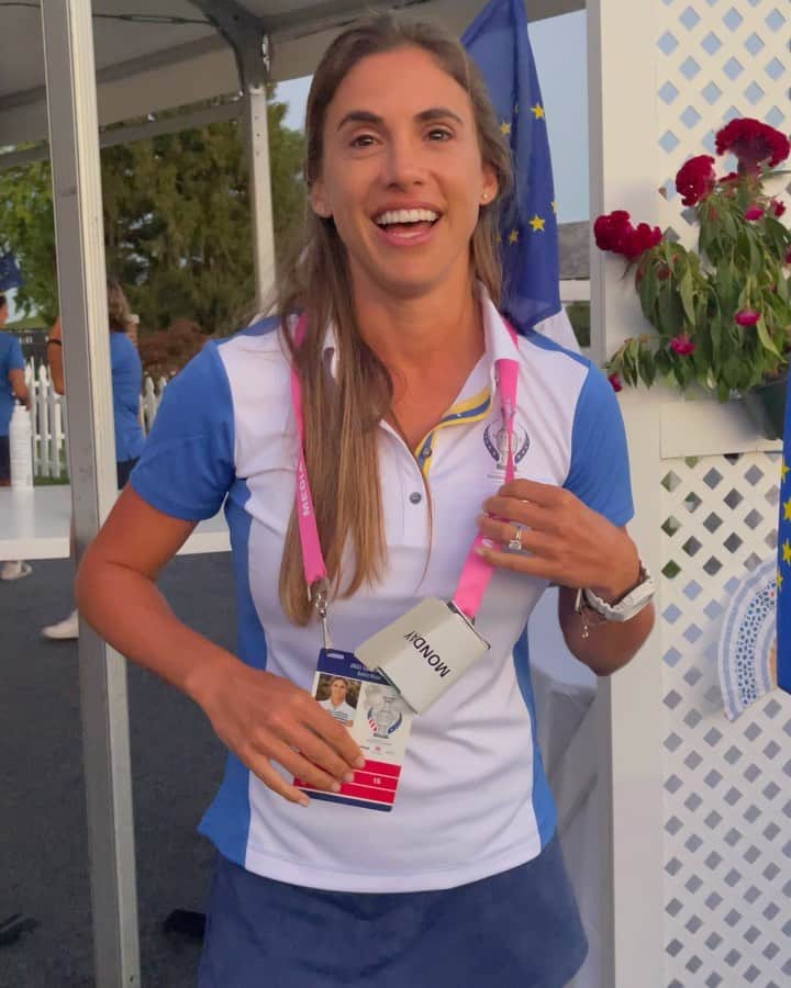 のインスタグラム：「I’m TOO drunk to even care 💃 Que empiece la FIESTA, 2023 es nuestro! 🇪🇸 Viva ESPAÑA, sus españoles y la Solheim Cup!」