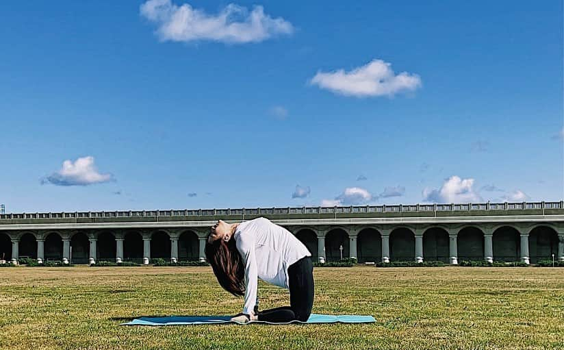 吉田知那美さんのインスタグラム写真 - (吉田知那美Instagram)「・ Some fresh air into my body🐫🐕🐈🌗🌿 ・ 私たちのZUMBAの先生カナちゃん @atozfitness_kanako が繋いでくれたご縁でみあさん @mia_takeshige さんに引き続きまたまた稚内で素敵な出会いが🤲  これからの競技人生の、ずっと探してた最後のピースが見つかった気持ちで、身体はもちろん心がほぐれた一日でした。ふぅぅ〜🦭🦦🦥 ・ #沖ヨガ #yoga #zumba  #稚内 #モシリパ #アミノバイタル #reset」9月7日 19時57分 - chinami1991