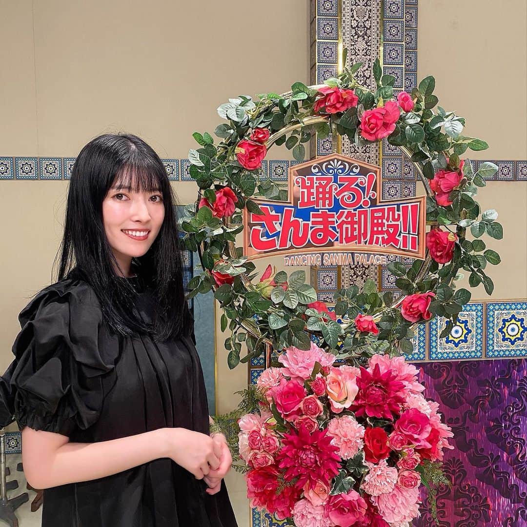のインスタグラム：「お知らせです 9/14(火) 20~21時  日本テレビ「踊る!さんま御殿!!」に出演させていただきます！ やったーーー！！！！！！ 本当に本当に緊張しました  来週の火曜日、絶対見てください！！！  #さんま御殿 #日本テレビ」