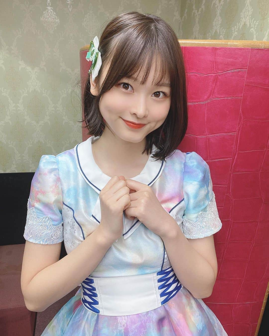 大山実玖里のインスタグラム：「ばっさり切りました👀✨ 軽くなって楽〜ଘ(੭ˊ꒳​ˋ)੭✧」