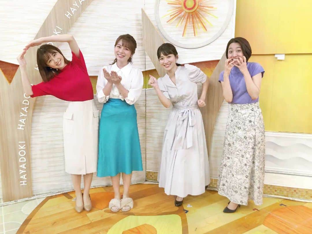 TBS「はやドキ！」のインスタグラム：「9月に入りましたね😊  食欲の秋、スポーツの秋、読書の秋… 皆さんはどう過ごしますか？🍁  明日もはやドキご覧ください✨  皆川  #山本里菜 #若林有子 #皆川玲奈 #アナウンサー #池田沙耶香 #気象予報士 #はやドキ #tbs」