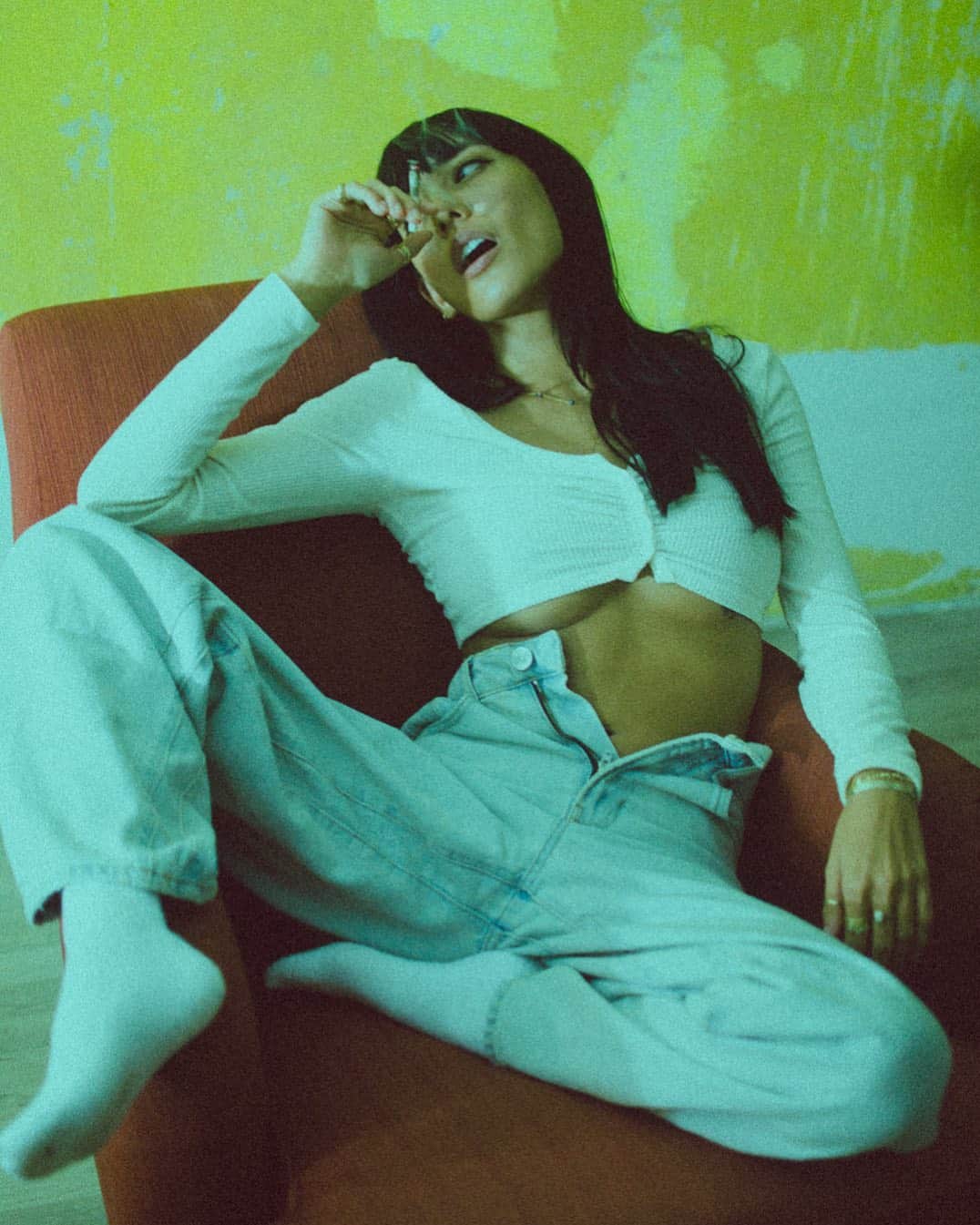 Janice Griffithのインスタグラム：「photo from @caribe_lunar mi hermana mi amor 💚✨」