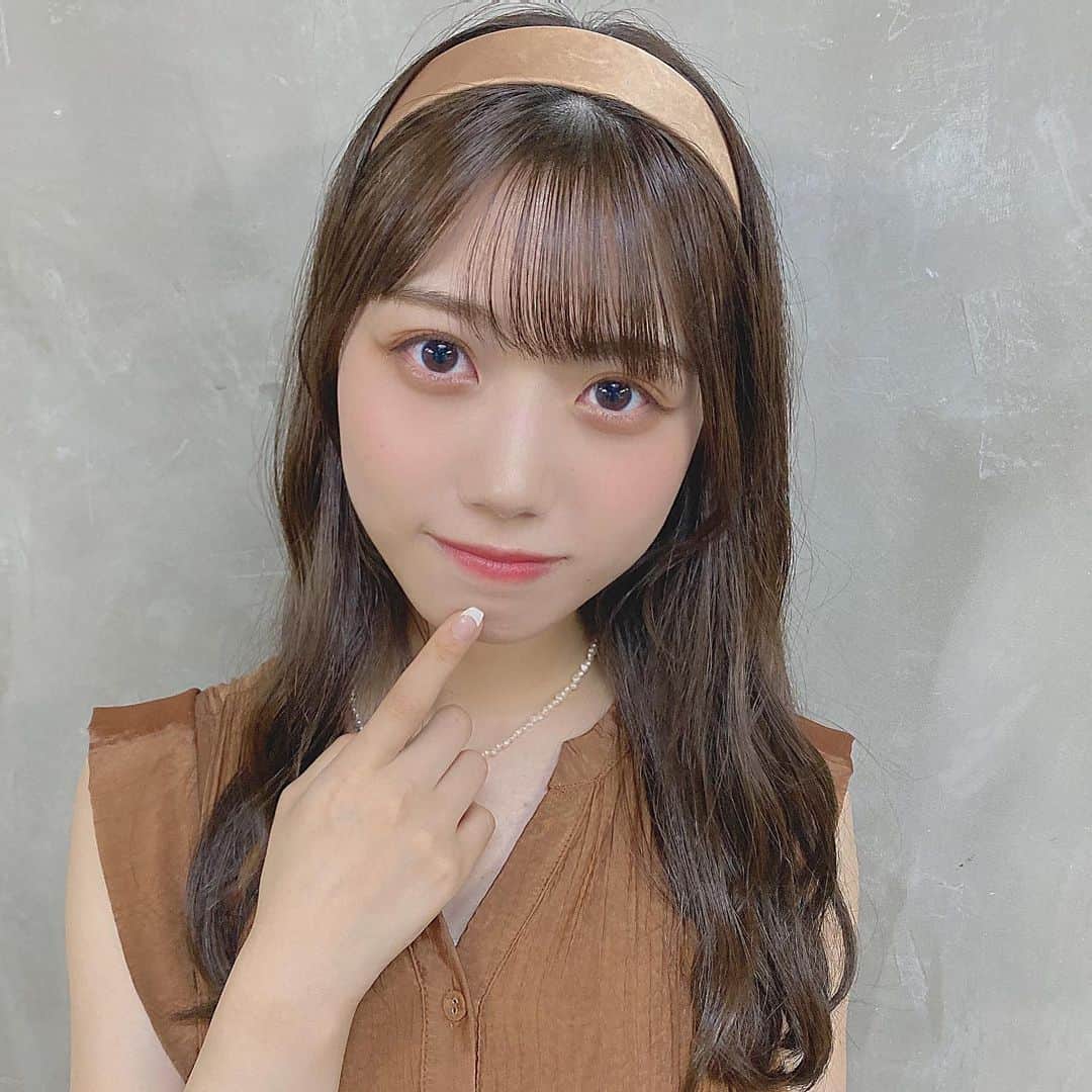 のインスタグラム：「→ カチューシャつけました♡  #カチューシャ」