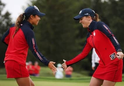 オースティン・アーンストさんのインスタグラム写真 - (オースティン・アーンストInstagram)「Not the result we wanted, but so proud to represent the USA with these girls. Huge thanks to all of the sponsors, organizers, and fans who came out to support us and everyone that makes @thesolheimcup great. Congrats to team Europe on the win」9月8日 22時33分 - austinernst92