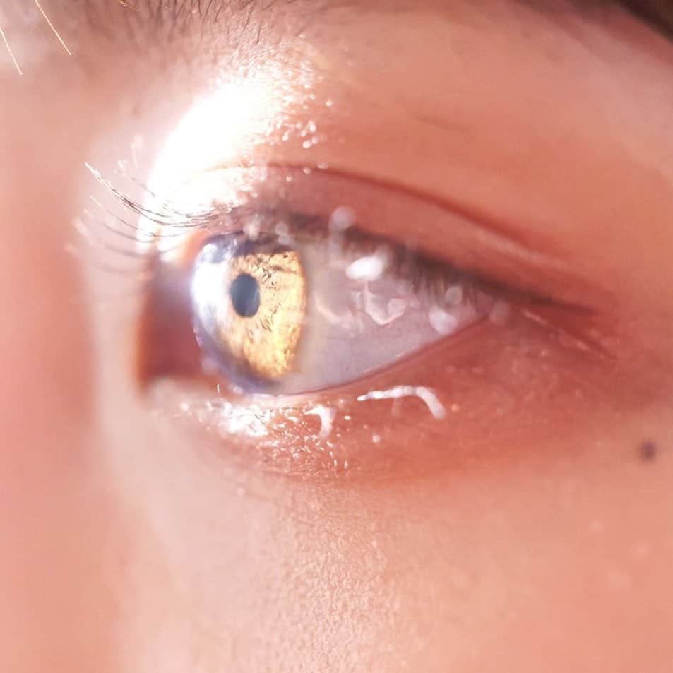 飯窪春菜のインスタグラム：「わたしの目。 #惑星みたい」