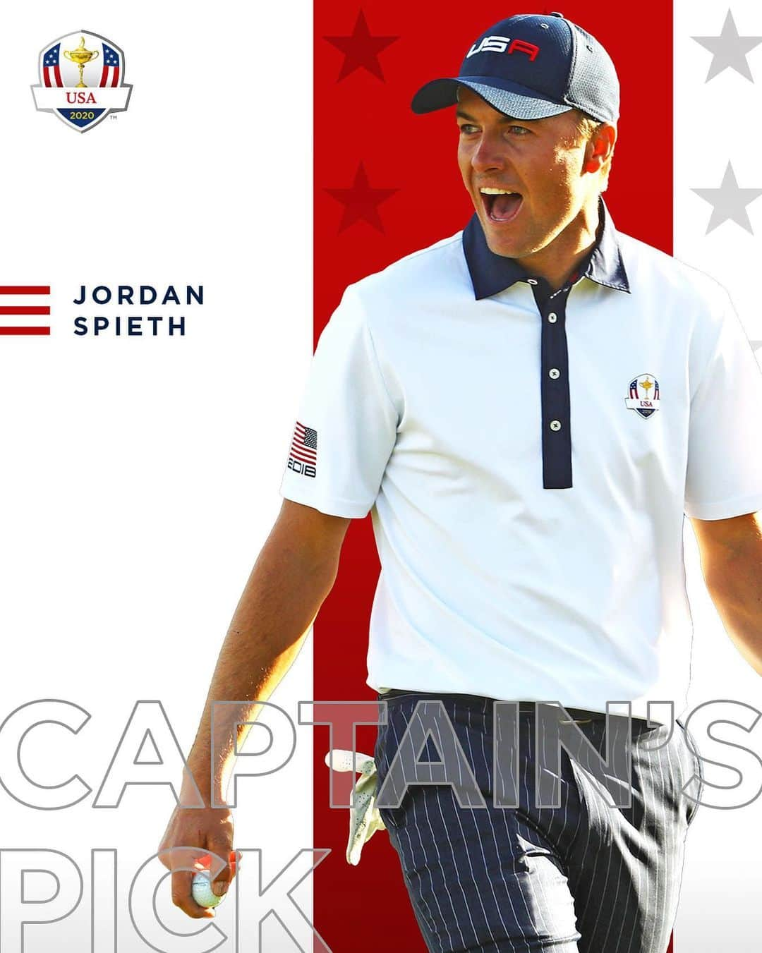 Jordan Spiethさんのインスタグラム写真 - (Jordan SpiethInstagram)「It’s a huge honor to play for 🇺🇸 and for Captain @stevestrickpga - see you at @golfkohler - let’s go!!」9月9日 7時20分 - jordanspieth