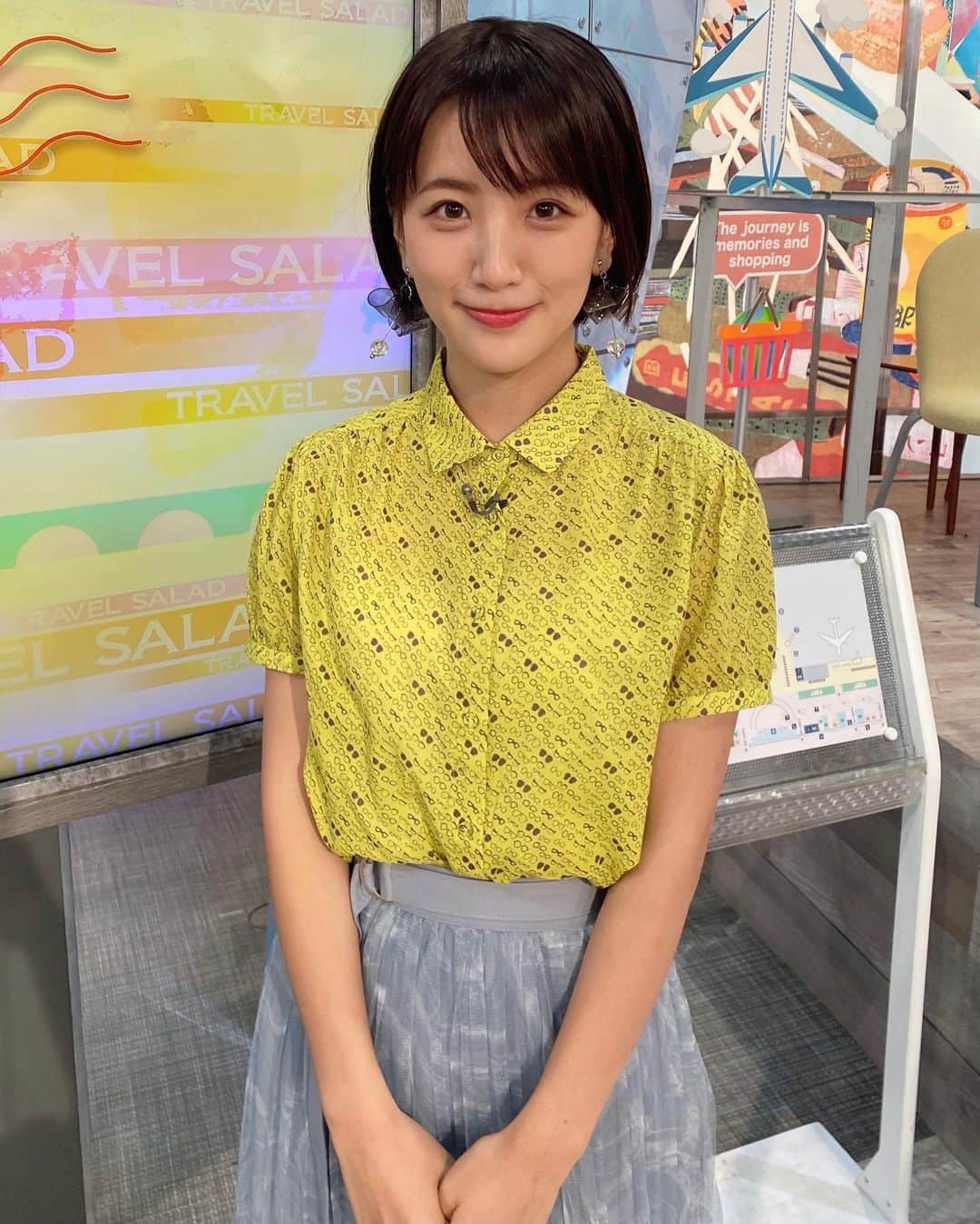 東留伽さんのインスタグラム写真 東留伽instagram 旅サラダ 9 7 よーく見ると眼鏡柄シャツ 飛騨牛のシャトーブリアン美味しすぎました 飛びます 本当に 岐阜県 コレうまの旅 旅サラダ アナウンサー 衣装 9月9日 9時47分 Azumaruka Abc