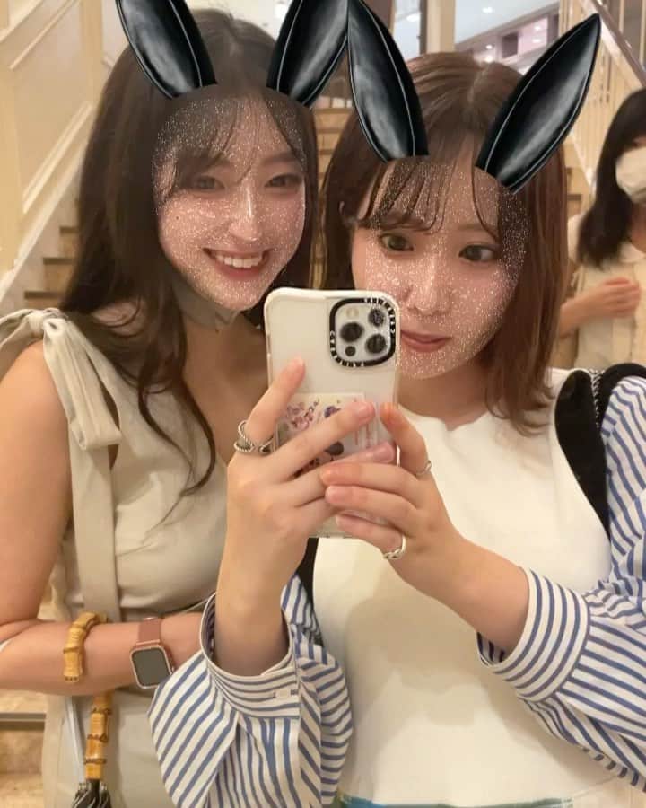 リサのインスタグラム：「🐰♡」