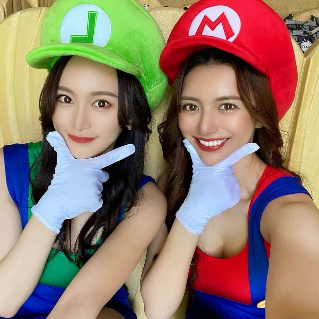 福江菜々華さんのインスタグラム写真 - (福江菜々華Instagram)「いつかのマリオとルイージ❤️💚  ※撮影の時だけマスク外してます🙇‍♀️  #usj#usjコーデ#ユニバ#ユニバコーデ  #ユニバコスプレ#コスプレ#マリオコスプレ #usjデート#ユニバデート #닌텐도#마리오#마리오카트#마리오코스튬  #마리오코스프레#코스프레」9月9日 19時00分 - nanaka_fukue