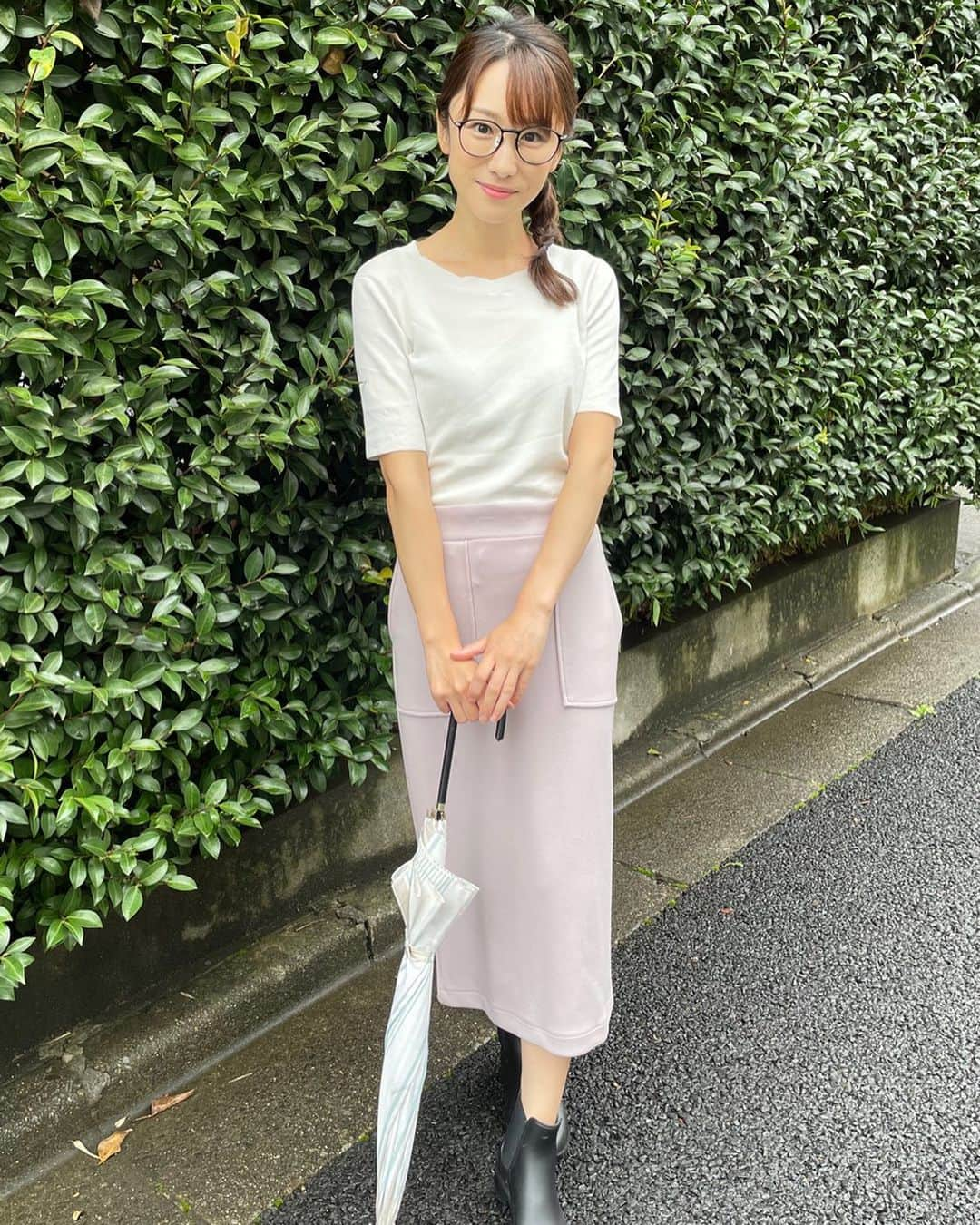 堂真理子さんのインスタグラム写真 - (堂真理子Instagram)「今日の私服👗 カジュアルな私服が多いです♬今日は、傘とレインブーツが手放せない一日でした🌂 明日は良い天気になりそうですね☀️  今日もお疲れ様でした🥰   #私服 #傘 #レインブーツ  #堂真理子 #テレビ朝日 #アナウンサー」9月9日 21時01分 - mariko_do