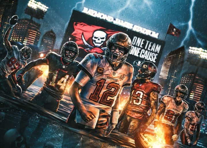 トム・ブレイディのインスタグラム：「Year 22…LFG @buccaneers   📹: @aaron.rolo @shadowlion」