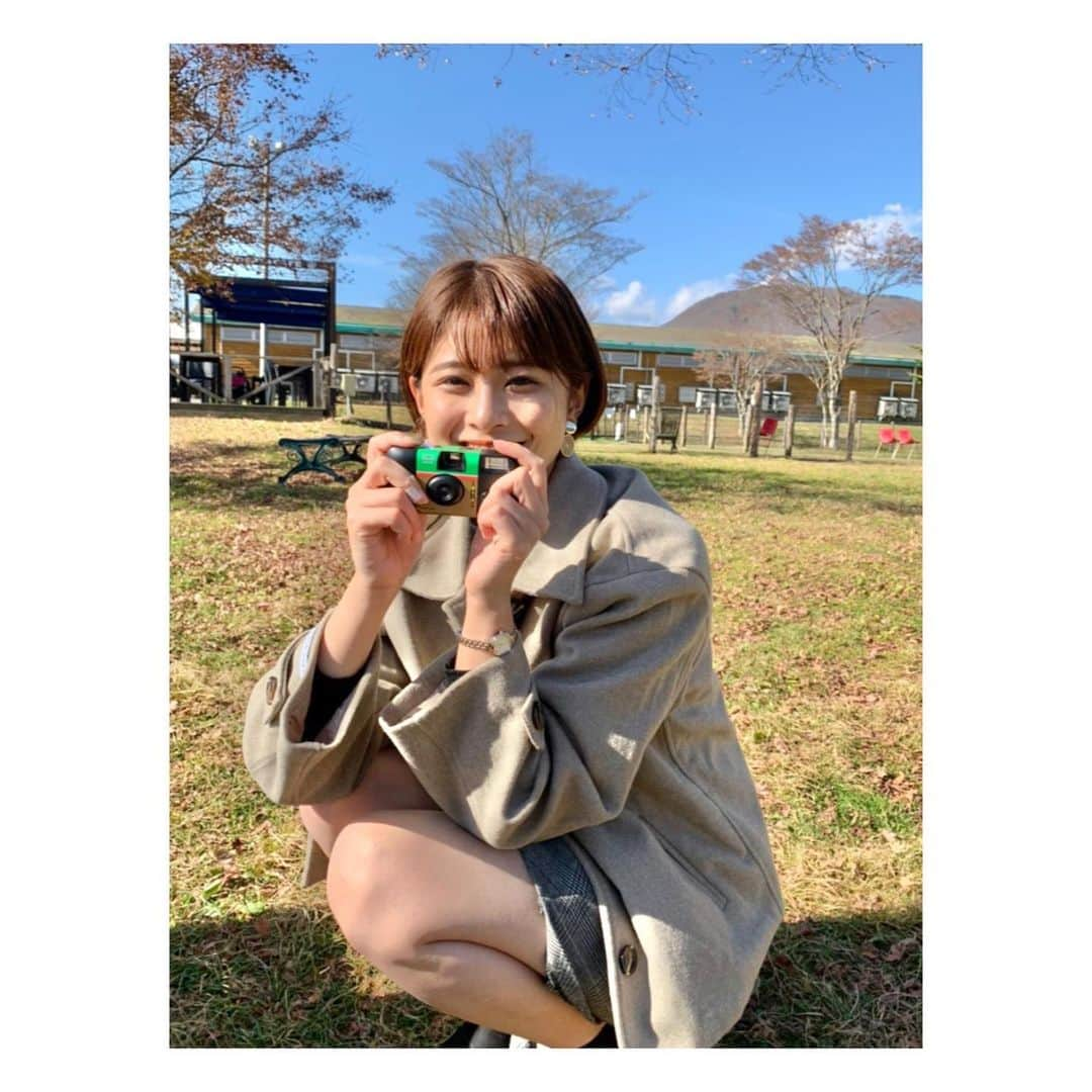 山本里咲のインスタグラム：「2020/11/18 日帰り軽井沢🌳 #軽井沢」